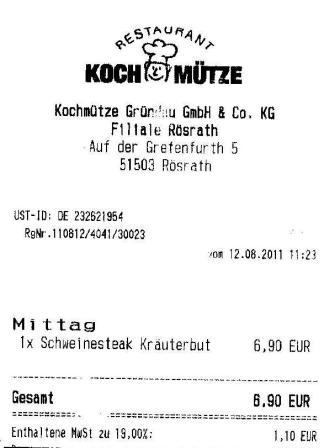 shwm Hffner Kochmtze Restaurant